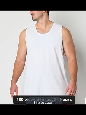 Shaquille ONeil Plain White Men's Tank Top
